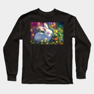 Rabbit flower bush Long Sleeve T-Shirt